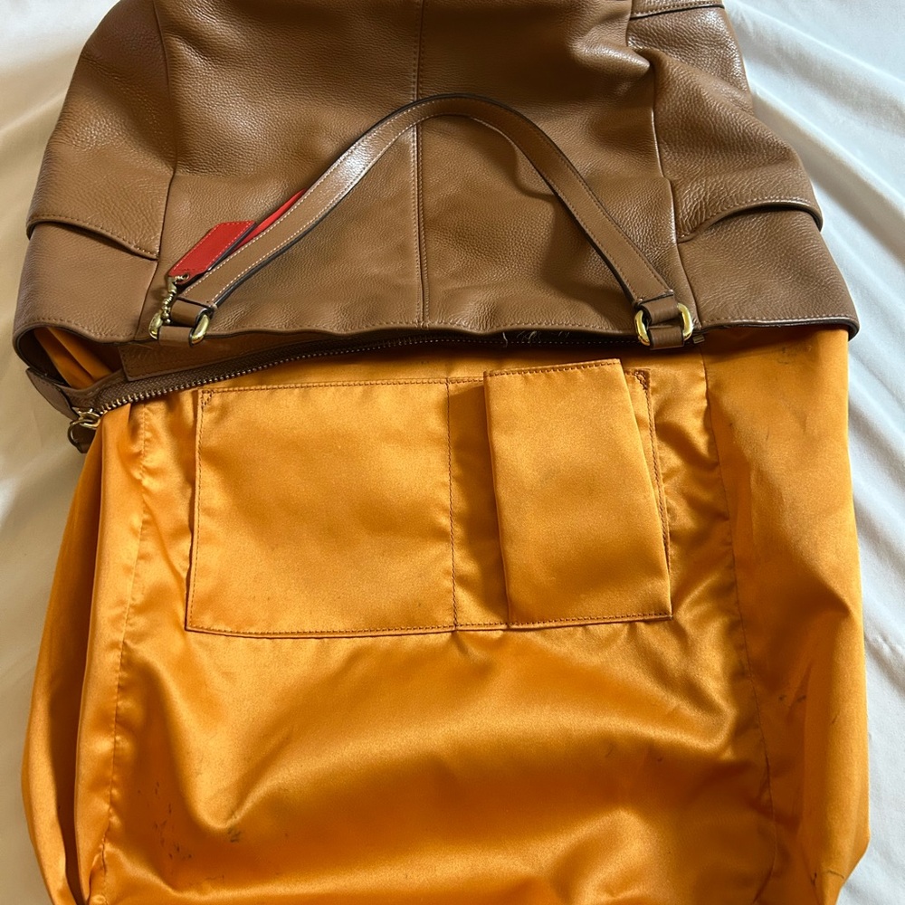 Coach Pebbled Leather Tote - Picture 16 of 17